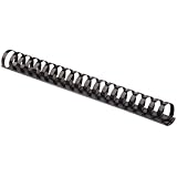 Fellowes Plastic Comb Binding Spines, 3/4 Inch Diameter, Black, 150 Sheets, 100 Pack (52367)