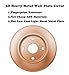POPMAS Copper Metal Wall Plate for Nest Learning Thermostat 3rd Generation 2016 Version Bracket Mount (2020 New Nest Thermostat Can't Be Used)