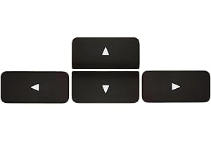 WWGTMC 4Pcs Replacement Up, Down, Left, Right Arrow Keycap Key with Scissor Clip Hinge for MacBook Pro/Max M2 M3 M4 A2779 A27