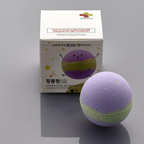 [MissPlus] PingPongPang Character Bath Bomb with Surprise Toys Inside - Fun &amp; Safe for Kids (Rora (Natural Rose))