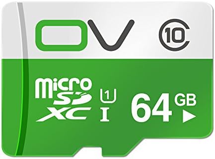 OV (64GB, Green) Micro SDXC Class 10 TF CARD UHS-1 READ SPEED up to 80MB/s High Performance Flash Memory 3 years warranty use SAMSUNG FLASH 100% TESTED generation 3 US