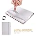 Asus Transformer Mini T102HA Case-Premium PU with Hand Strap, Card Slots,Ultra Slim Magnetic Smart Cover Case for ASUS 10.1” Transformer Mini T102HA-D4 -GR 2 in 1 Touchscreen Laptop (white)