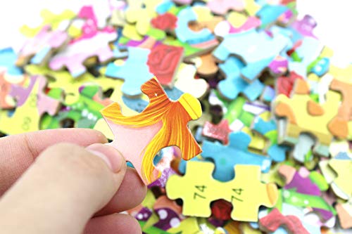 image for Aimeio 200 Pieces Wooden Mermaid Jigsaw Puzzle Kids Educational Puzzle