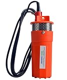 Well water pump, 12 V / 24 V DC, solar water pump, with solar cell, alternative energy, 70 m