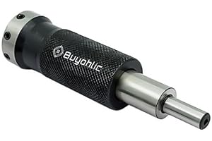 AD INTERNATIONAL A.D. International Lathe Small Metric/Imperial Tailstock Die Holder in Straight Parallel Shank 3/8'' - Engineering Tools (Metric (Holds 25 mm OD Die))