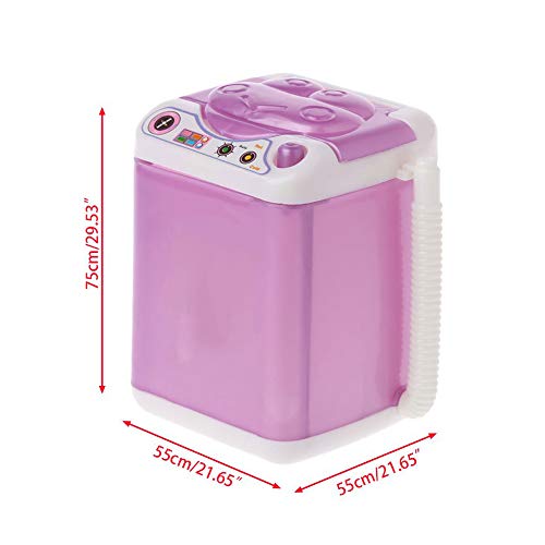 Shuohu Washing Machine,Simulated Mini Children Kids Role Play Toy Doll Accessories Gift Random Color - Thumbnail 7