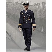 HHFC 12" Action Figure 1/6 Germany Caption of U-Boat Figure 1:6 WW II Subordinate Commander Action Figure