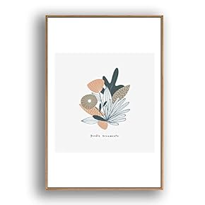 Framed Canvas Wall Art Abstract for Living Room, Bedroom Color Block Canvas Prints for Modern Home Decoration Ready to Hang - 16"x24" inches