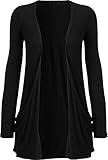 WearAll Women's Long Sleeve Pocket Cardigan