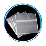 Resealable CD Outer Sleeves - Holds 1 Jewel Box - Clear (100 Sleeves)