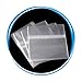 Resealable CD Outer Sleeves - Holds 1 Jewel Box - Clear (100 Sleeves)