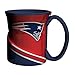 NFL New England Patriots Sculpted Twist Mug, 18-ounce