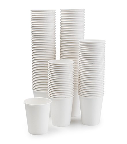 Eskay, Premium Paper Disposable, Hot and Cold Cups, Coffee Cups 12 oz Capacity, Value Pack of 150 Cups, White