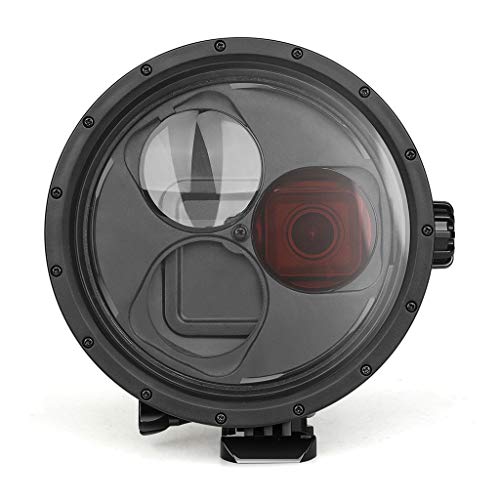 Shan-S Case for GoPro Hero 7 6 5 Black Camera, 45m Waterproof Case Protective Housing 10X Magnifier&Red Filter Underwater Case Shell with Storage Bag for GoPro Hero 7 6 5 Black Camera