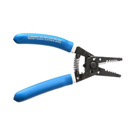 Klein 11054 Wire Stripper & Cutter for 8-16 AWG GA Solid and 10-18 AWG GA Stranded Wire w/Closing Lock and Bonus Stainless Steel Pocket Knife