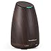 InnoGear 150ml Aromatherapy Essential Oil Diffuser Ultrasonic Portable Cool Mist Aroma Room Freshener with Waterless Auto Shut-Off Function, Dark