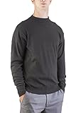 Alberto Cardinali Men's Mock Neck Sweater MC5 (Large Black)
