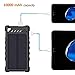 Solar Charger, BEARTWO 10000mAh Solar Phone Charger, Ultra-Compact Portable Charger with Dual USB Backup Battery Pack, Solar Power Bank with Flashlight for Camping, Outdoor Activities for iOS Android