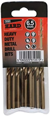 TTP Hard 6.5mm Drill Bit for Metal | Pack of 10 | 5% Cobalt