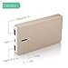 EPB 8000mAh External Battery Power Bank Portable Charger Backup Pack for iPhone, Samsung, Galaxy, Tablets and More (Gold)