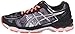 ASICS Women's Gel Kayano 22 Running Shoe, Black/Flash Coral/White, 6 M US