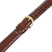 Voguestrap TX09718BN Allstrap 18mm Brown Regular-Length Baby Alligator Grain Watchband