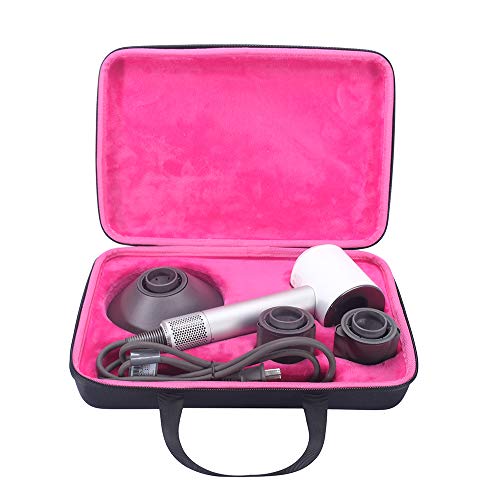 Hooshion Travel Case Carry Bag Storage Bag Hard Case for Dyson Supersonic Hair Dryer Hairdryer (Black)
