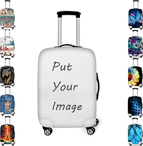Cozeyat Personalized Luggage Cover 3D Print Customized Suitcase Cover Travel Accessories Zipper Closure Luggage Protector Fits 18-28 Inch