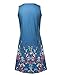 GAMT Casual Loose Mini Dress Printed Sleeveless Sundress For Women Beach