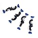 Soccerene Lab Stand Clamp Holder Boss Head Aluminium Alloy Body Right Angle for Rods up to 18mm in dia. Pack of 4
