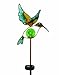 Moonrays Solar LED Garden Stake Lights In Hummingbird Design (Metal & Glass materials)