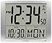 La Crosse Technology 515-1316 Super Large 16 Inch Atomic Digital Wall Clock, 19.09, Silver