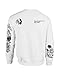 Allntrends Women's Sweatshirt Justin Bieber Tattoo Medium White