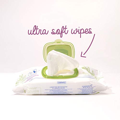 mustela cleansing wipes with olive oil