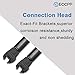 ECCPP 2pcs Rear Window Glass Lift Supports Struts Shocks for 2005-2013 Nissan Pathfinder Compatible with SG325028 6607