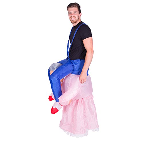 Bodysocks Adult Inflatable Grandma Fancy Dress Costume