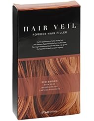 FHI Brands Hair Veil Powder Hair Filler, Red Brown