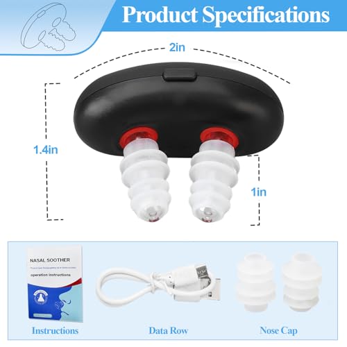 Red Light Nasal Therapy Device,Infrared Light Therapy. Portable Red Light Therapy Belt for Nose Nasal Clearing Device (black1)