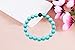 BEDERO Men's Bead Distance Bracelet, Volcano Lava Turquoise Couples Lover Relationship Bracelets
