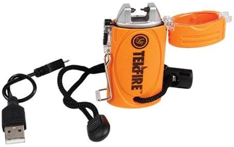 TEKFIRE Fire Starter Survival Kit Electronic Fuel Free