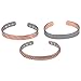 Pure Copper Magnetic Therapy Bracelet - For Arthritis and Carpal Tunnel Pain Relief - Copper Bracelet for Women & Men - Textured Swirl