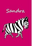 Image de Malbuch / Notizbuch / Tagebuch - Sandra: A4 - blanko - Zebra (German Edition)