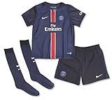 2015/2016 PSG PARIS SAINT GERMAIN HOME IBRAHIMOVIC 10 FOOTBALL SOCCER KIDS JERSEY & SHORT