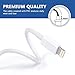 Xcords iPhone Charger 6Pack 3FT Lightning to USB Cable Charging Cord with Compatible with iPhone 7/ 7Plus/ 6/ 6S/ 6 Plus/ 6S Plus, 5C/5S/5, iPad/iPod(White)