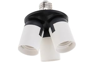 3 in 1 E27 to E27 LED Lamp Bulbs Socket Splitter Adapter Holder for
