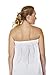 Arus Women's Organic Turkish Cotton Adjustable Closure Spa Shower and Bath Wrap L/XL White
