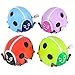 Flipping Wind Up Lady Bugs (Pack of 12) in Assorted Bright Colors, Runs,Rotates, and Flips, Stocking Stuffer, Party Bag Filler for Kids
