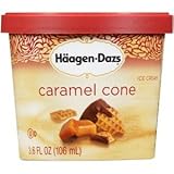 Haagen Dazs, Caramel Cone Ice Cream, 3.6 Oz. Cup