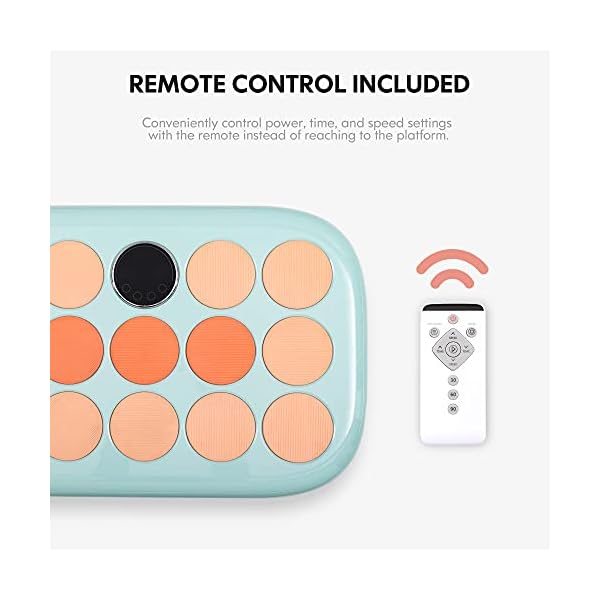 AOKCOS Vibration Plate Exercise Machine, 3D/4D Powerful Motors Oscillation, Full Body Workout Fitness Platform with Loop…