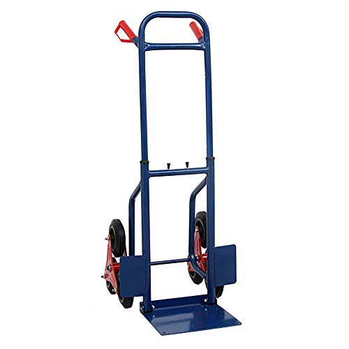 FCH Hand Truck for Stairs Industrial Heavy Duty Sack Truck with 6 Wheels Stair Climbing Cart - Thumbnail 7